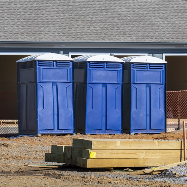 how can i report damages or issues with the porta potties during my rental period in Tira TX